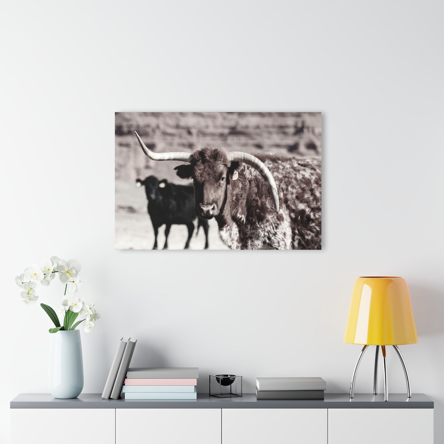 Rustic Longhorn Acrylic