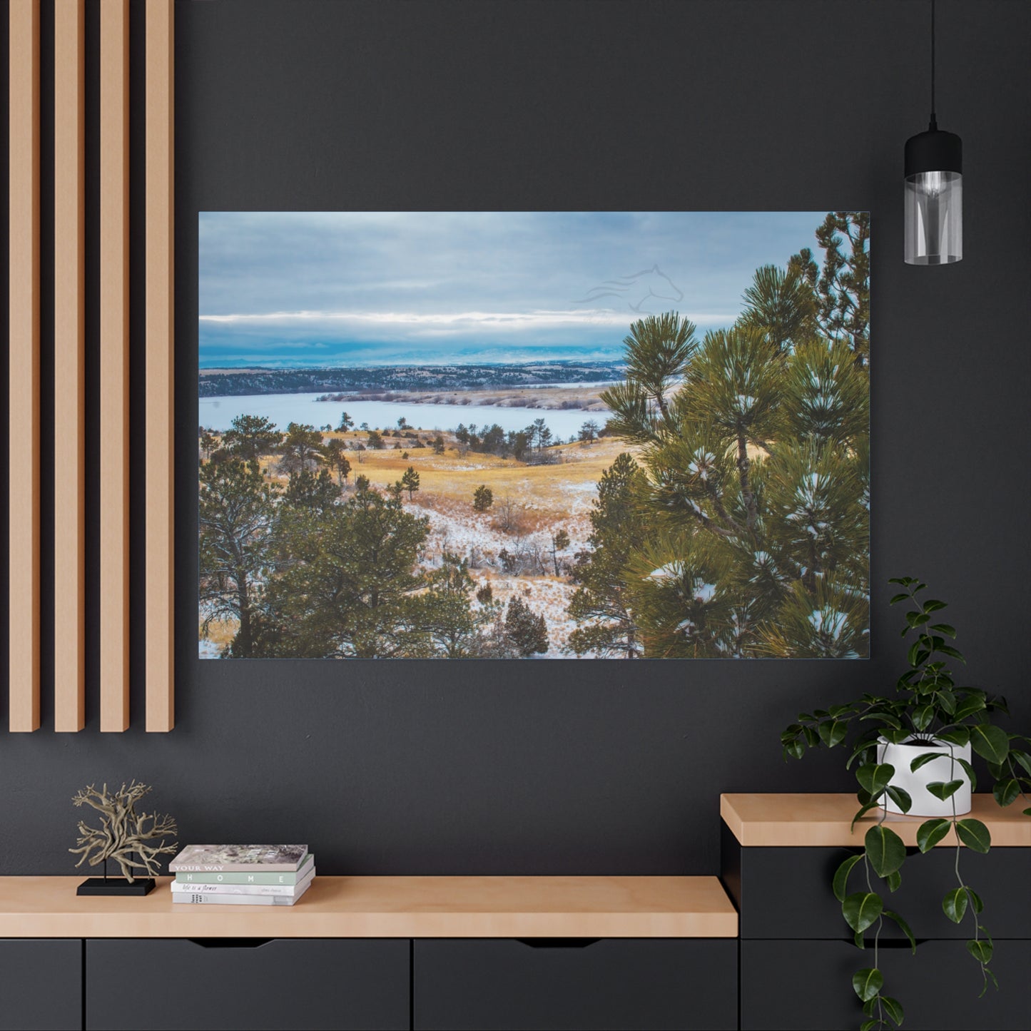 Guernsey View Wyoming Canvas