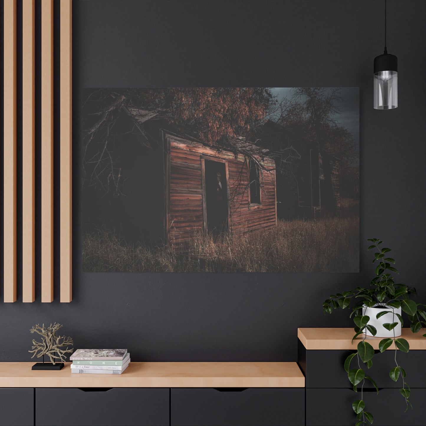 Haunting Rustic Canvas