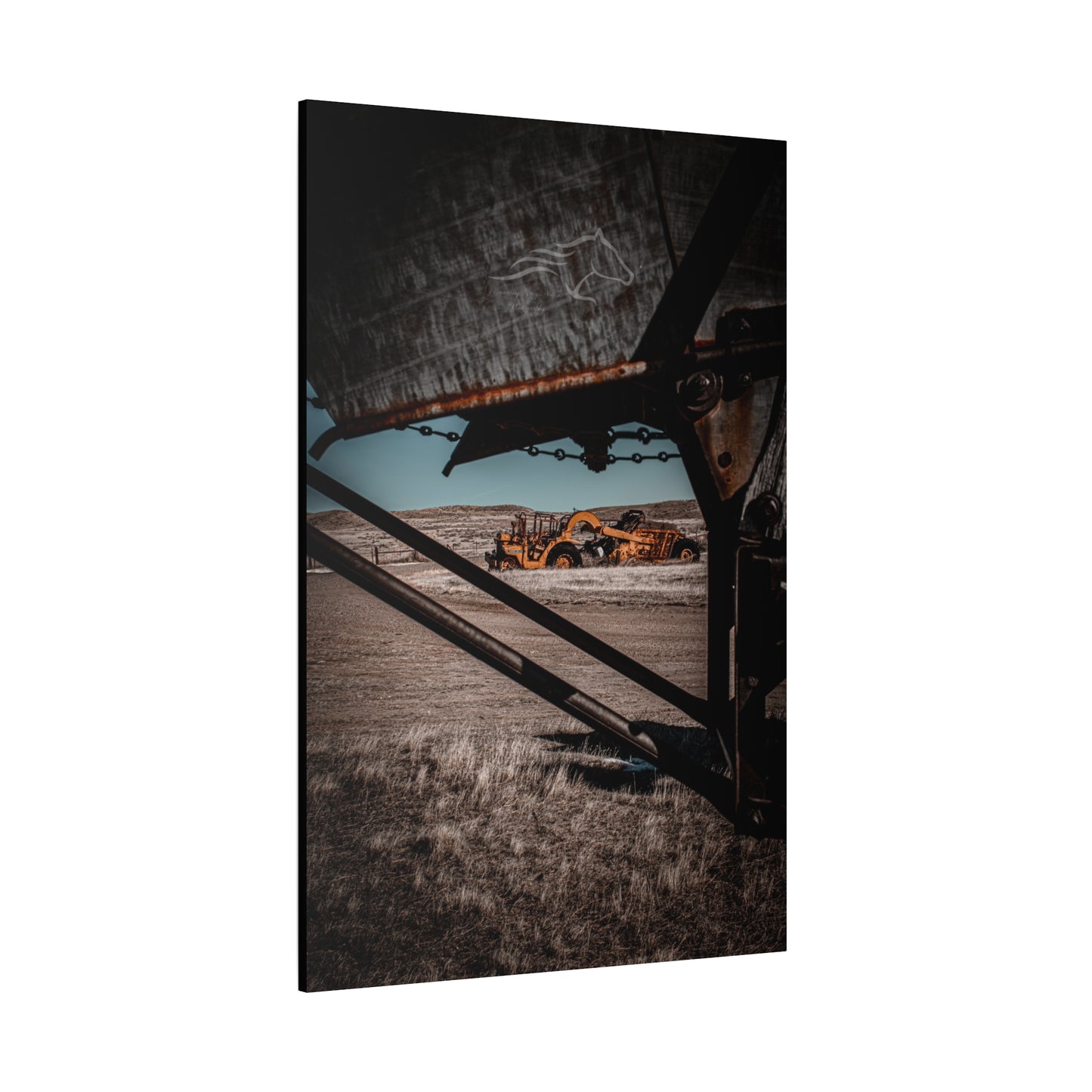 Rustic Yellow John Deer Canvas