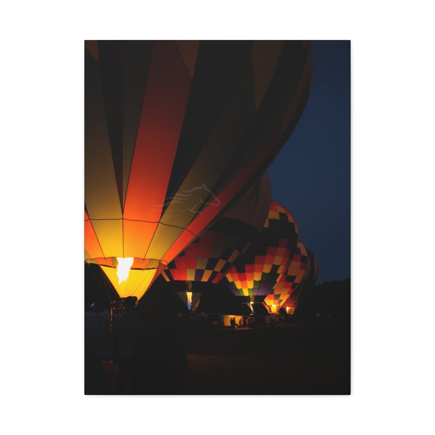 Vibrant Hot Air Balloon Canvas