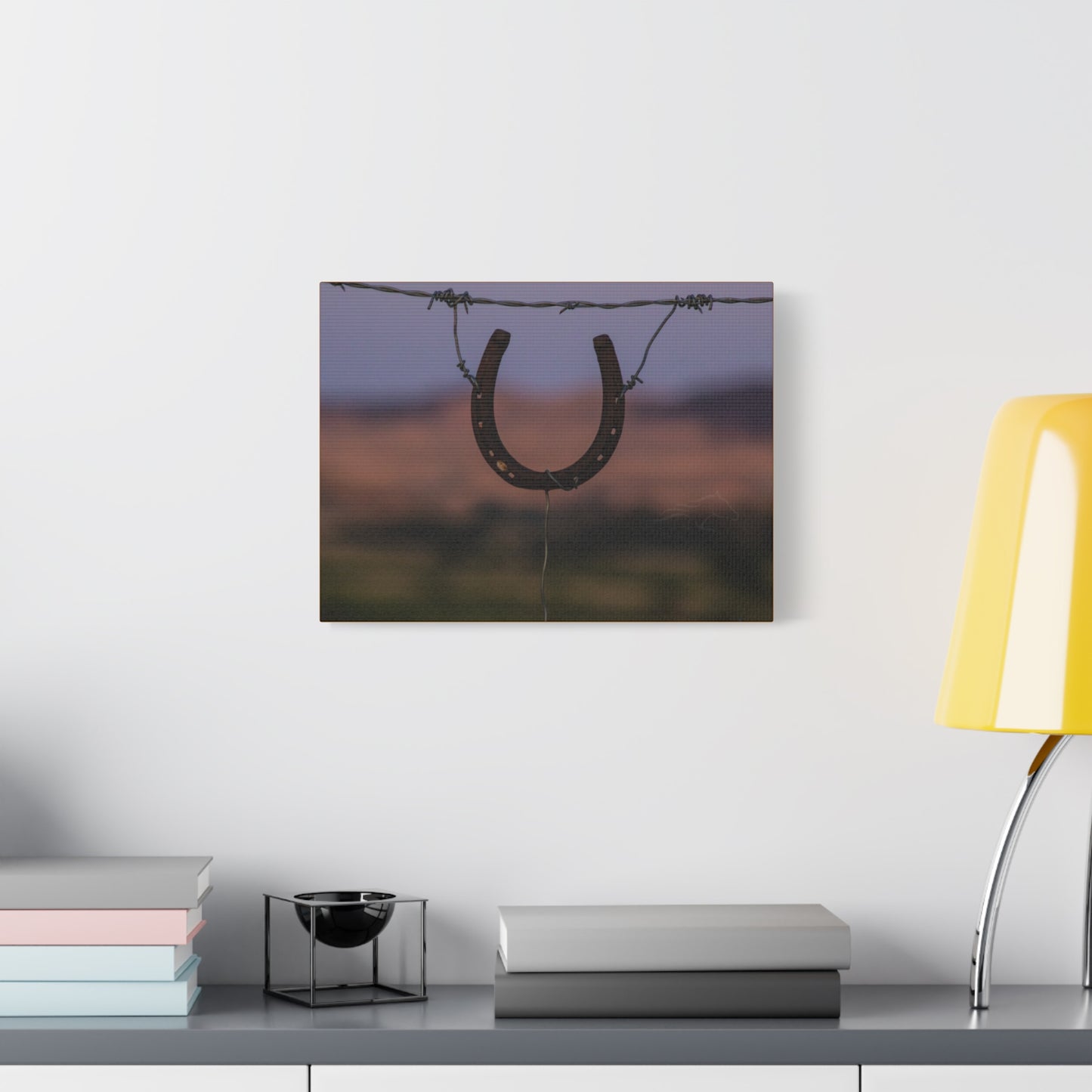 Rustic Horseshoe Canvas
