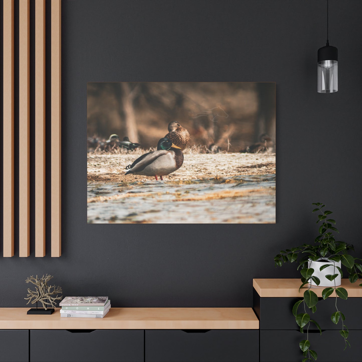 Nature-Inspired Duck Canvas