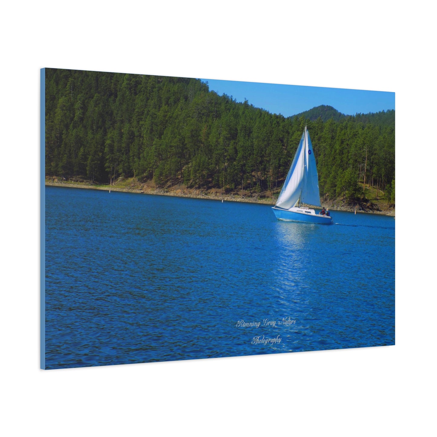 Sailboat Matte Canvas, Stretched, 1.25"