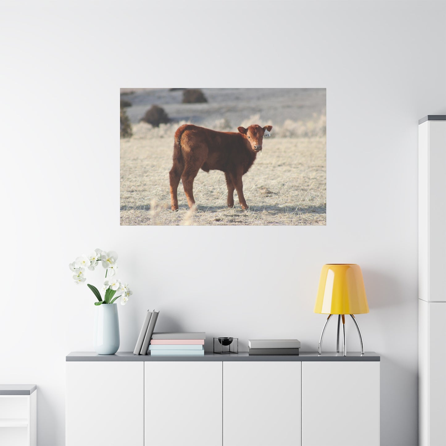 Baby Calf 198 Matte Canvas, Stretched, 1.25"