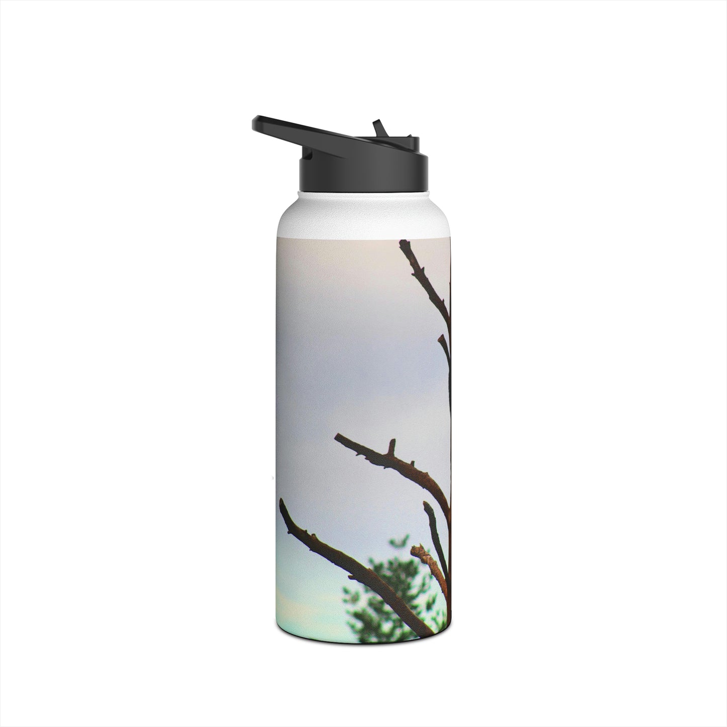 Cubs in a Tree Stainless Steel Water Bottle, Standard Lid