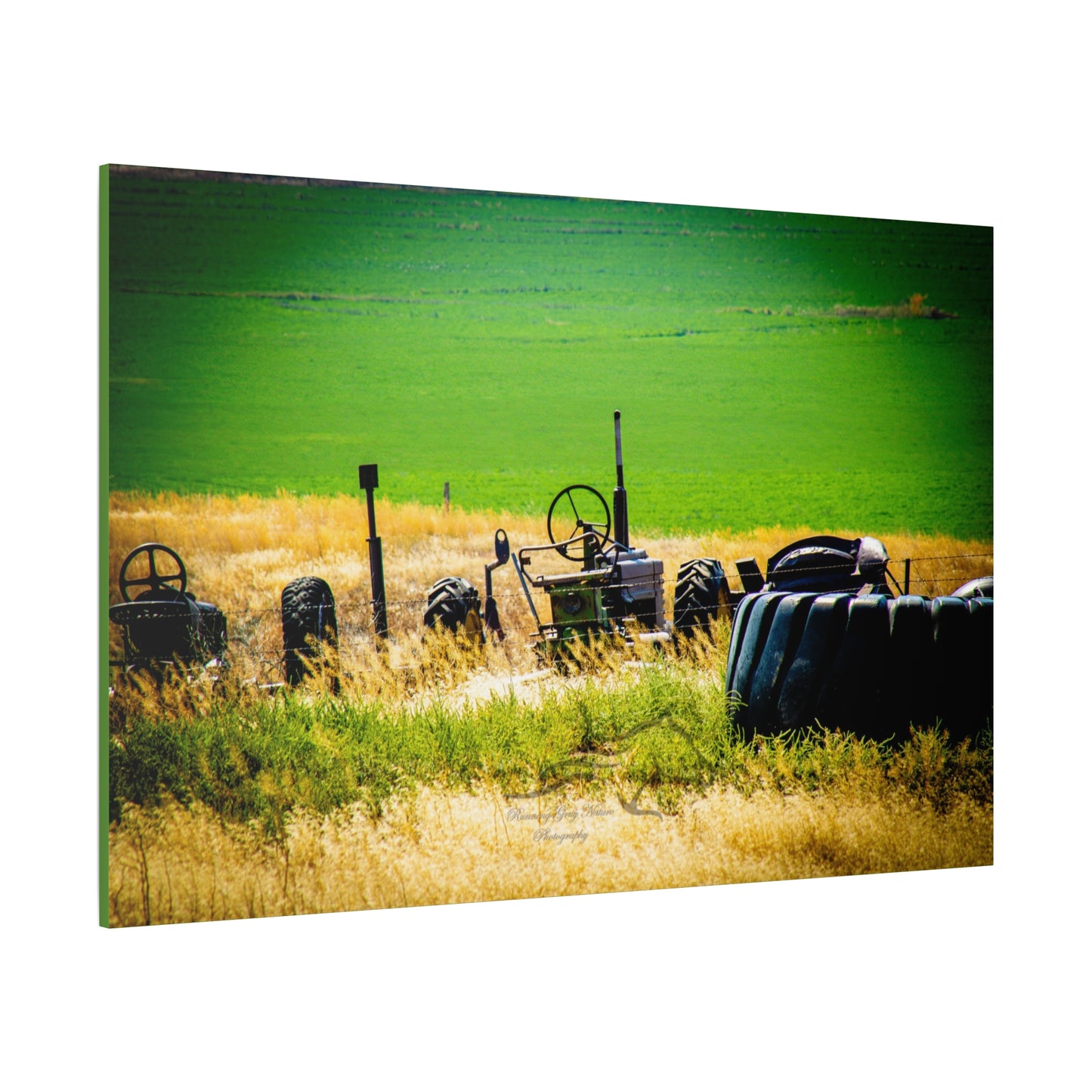 Rustic Tractor Canvas