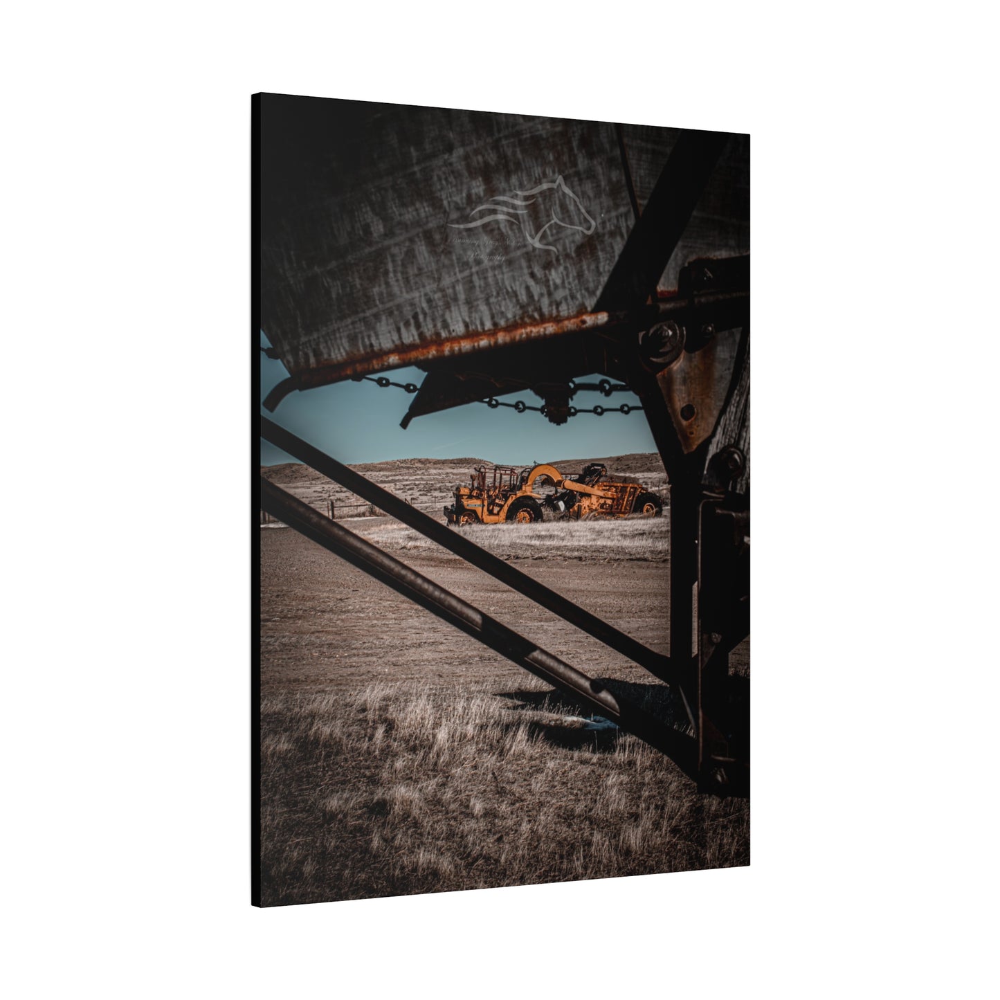 Rustic Yellow John Deer Canvas