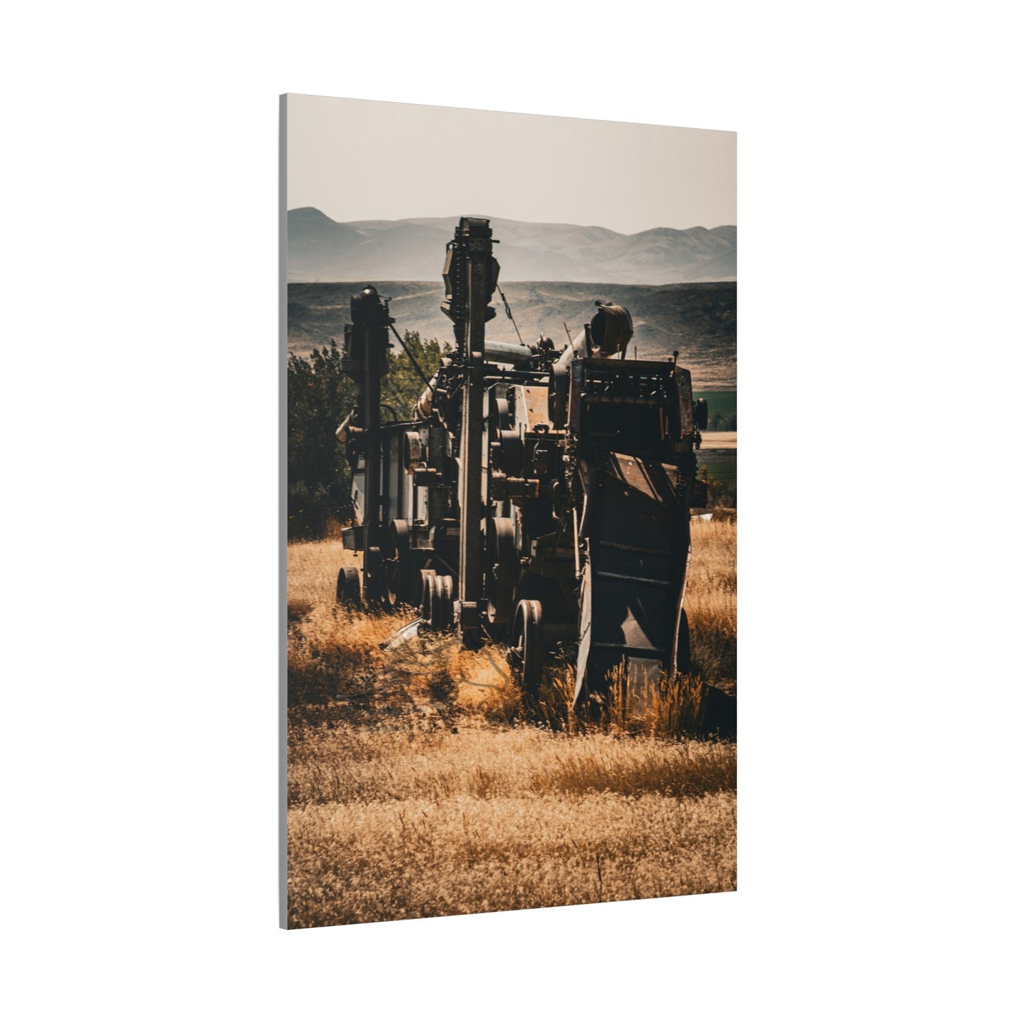 Rustic Farm Equipment Canvas