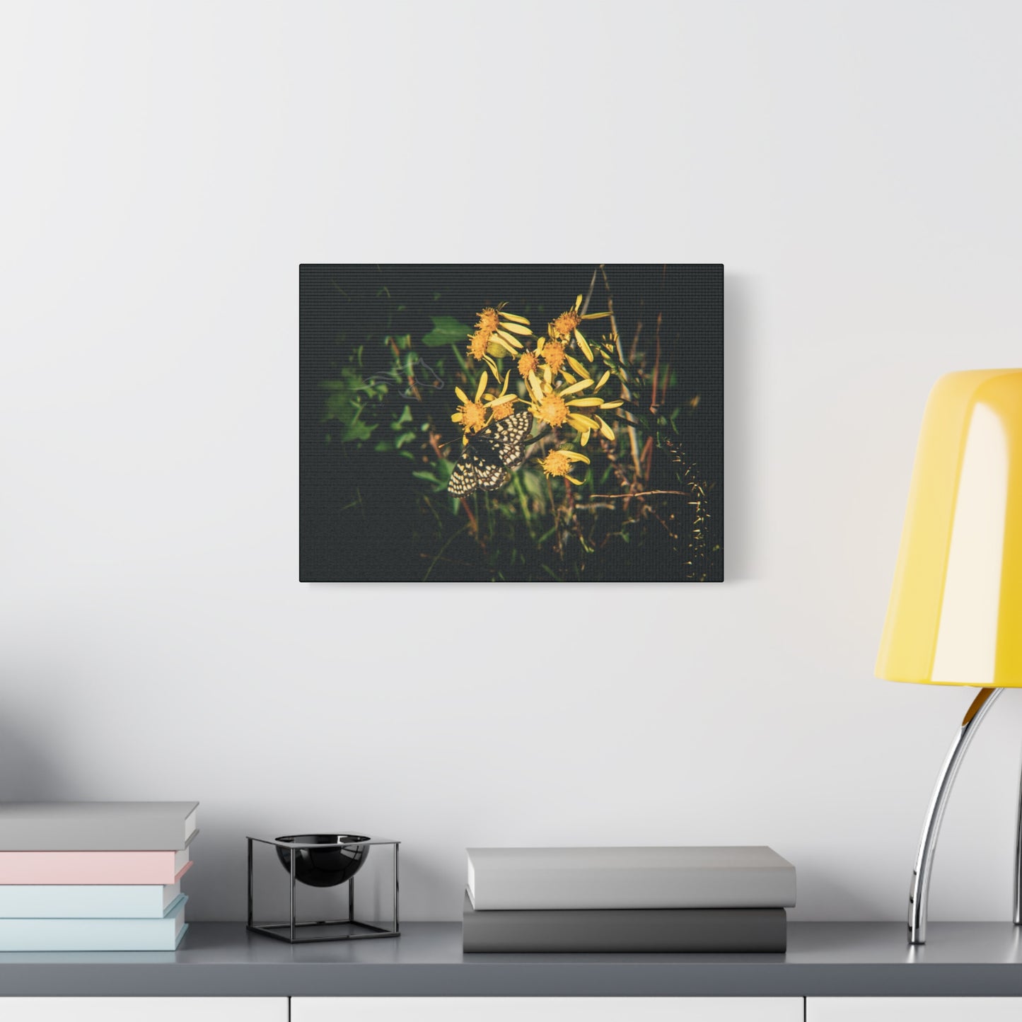 Checkerspot Butterfly Canvas