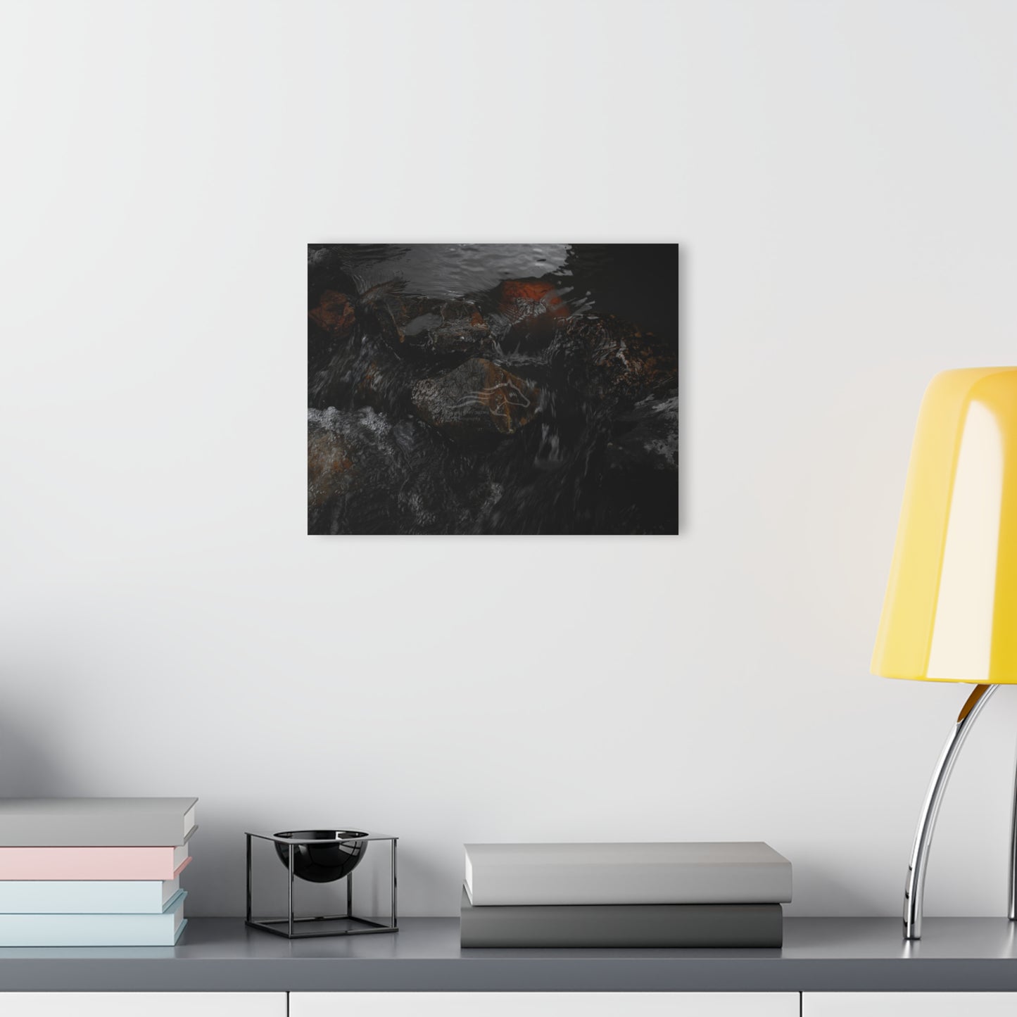 Dark Water Rocks Acrylic