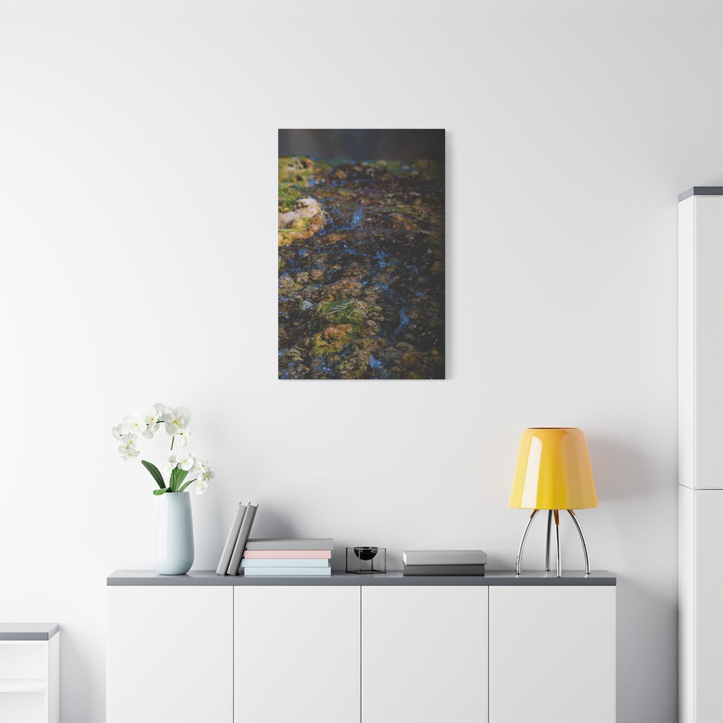 Hot Springs Waterfall Canvas