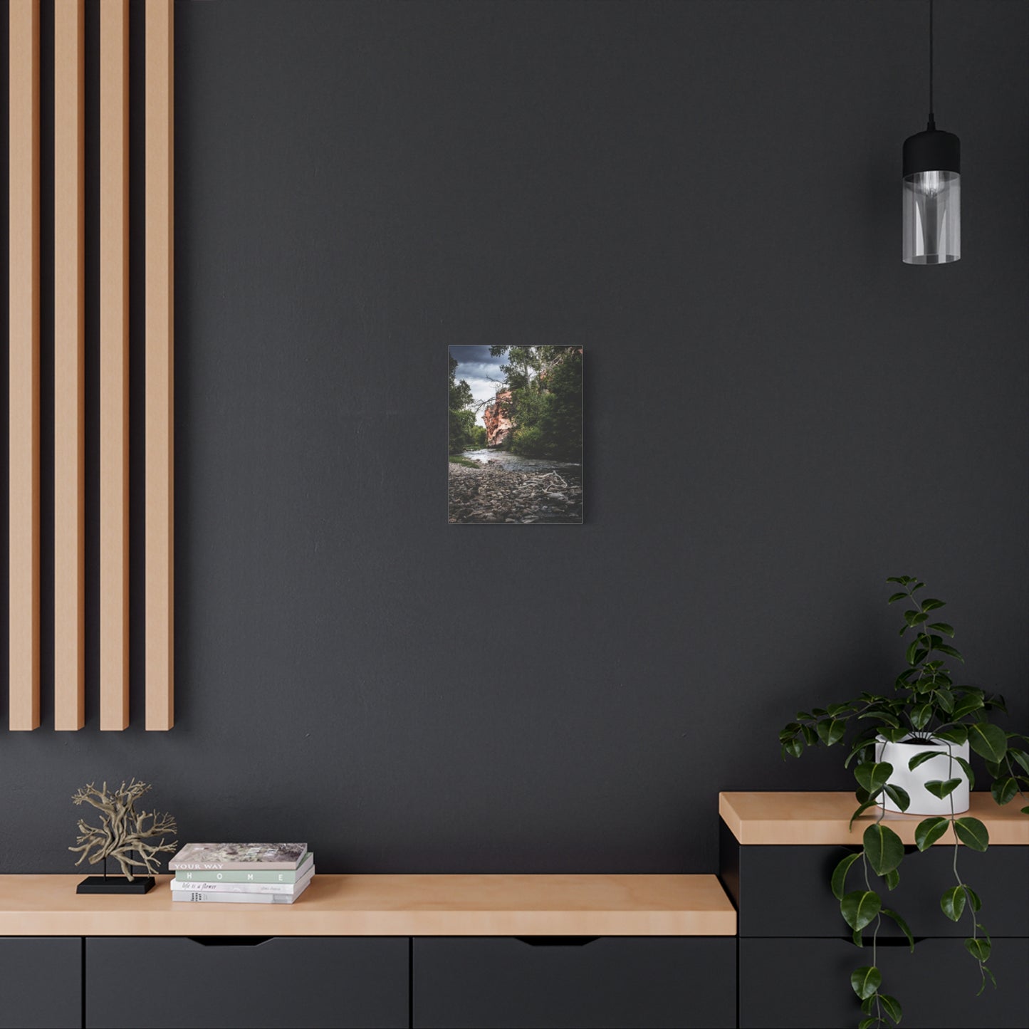 Storm Cloudes near Ayres Natural Bridge Canvas