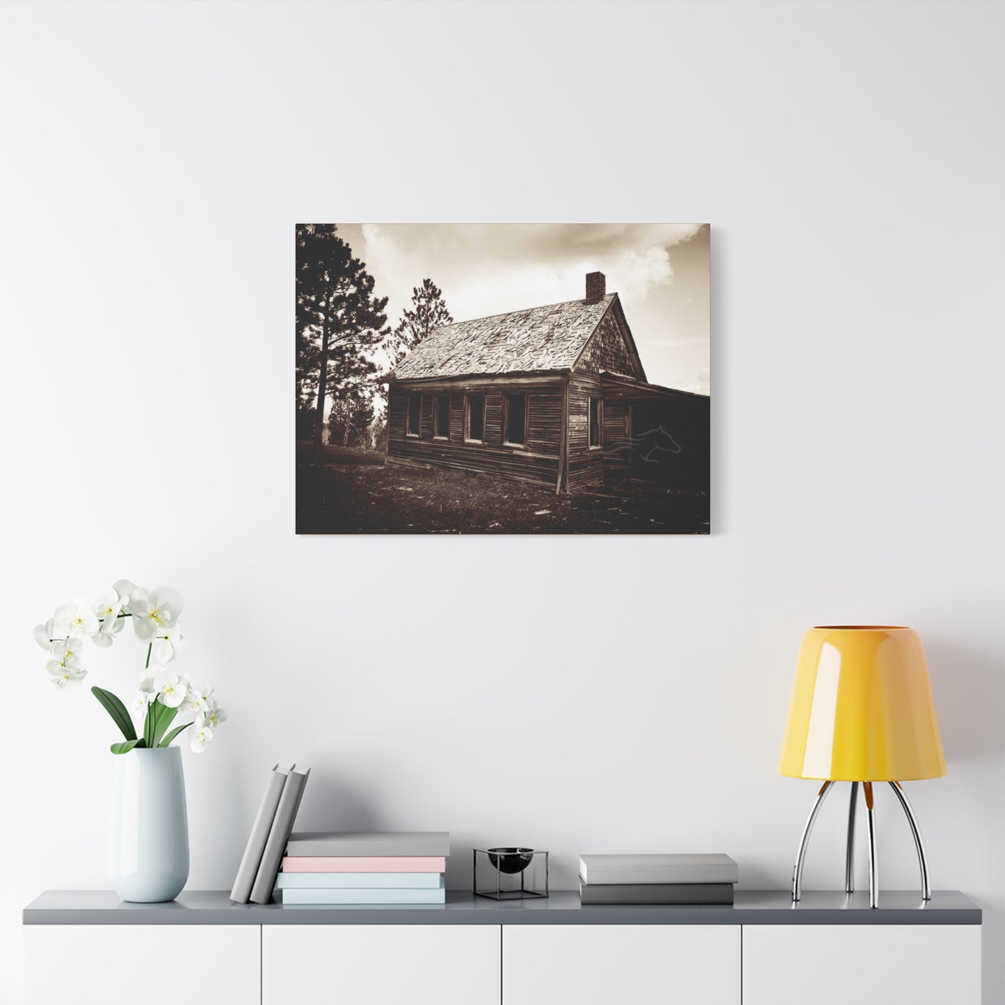 Rustic Bunk House Canvas