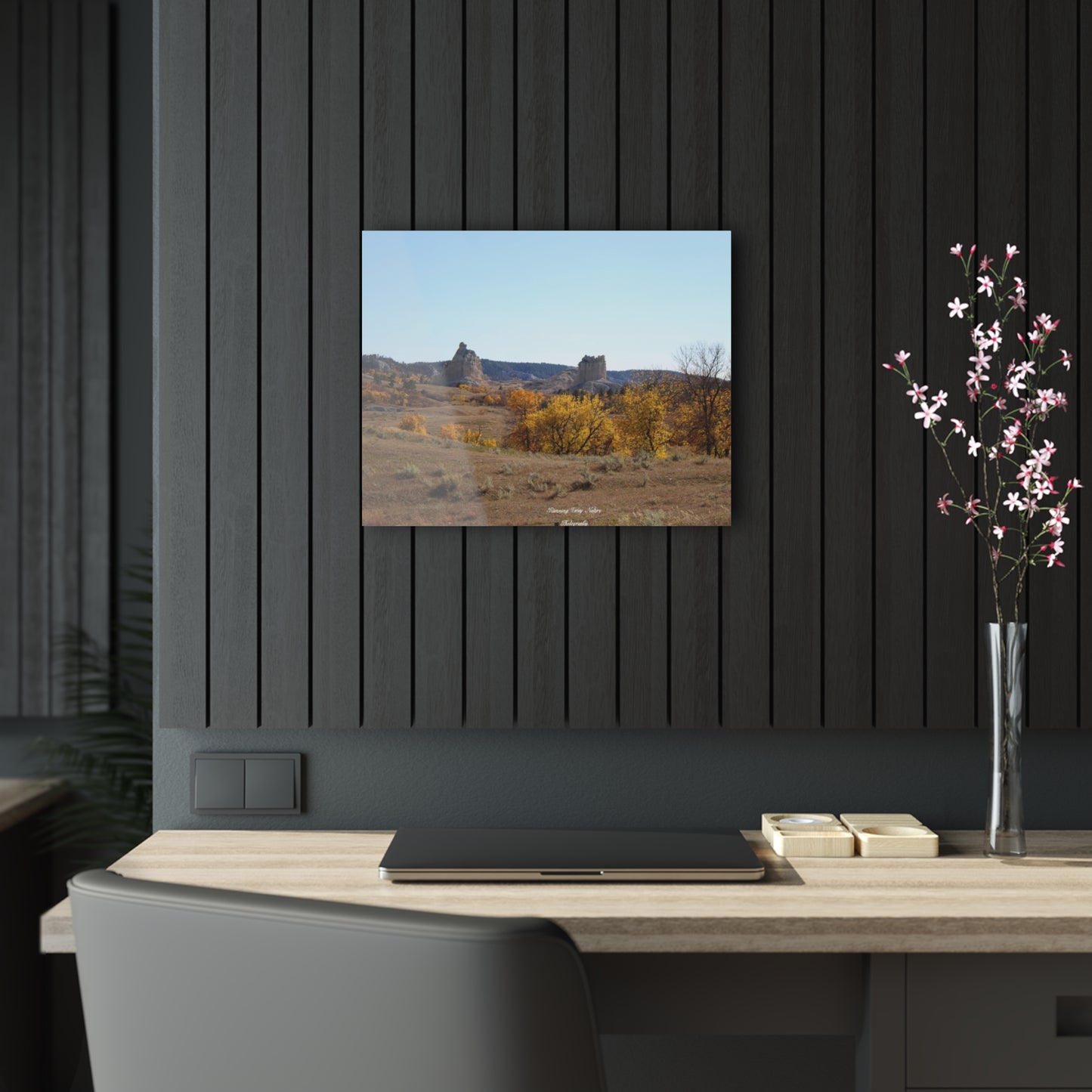 Fall Time near Slim Butte Acrylic Prints