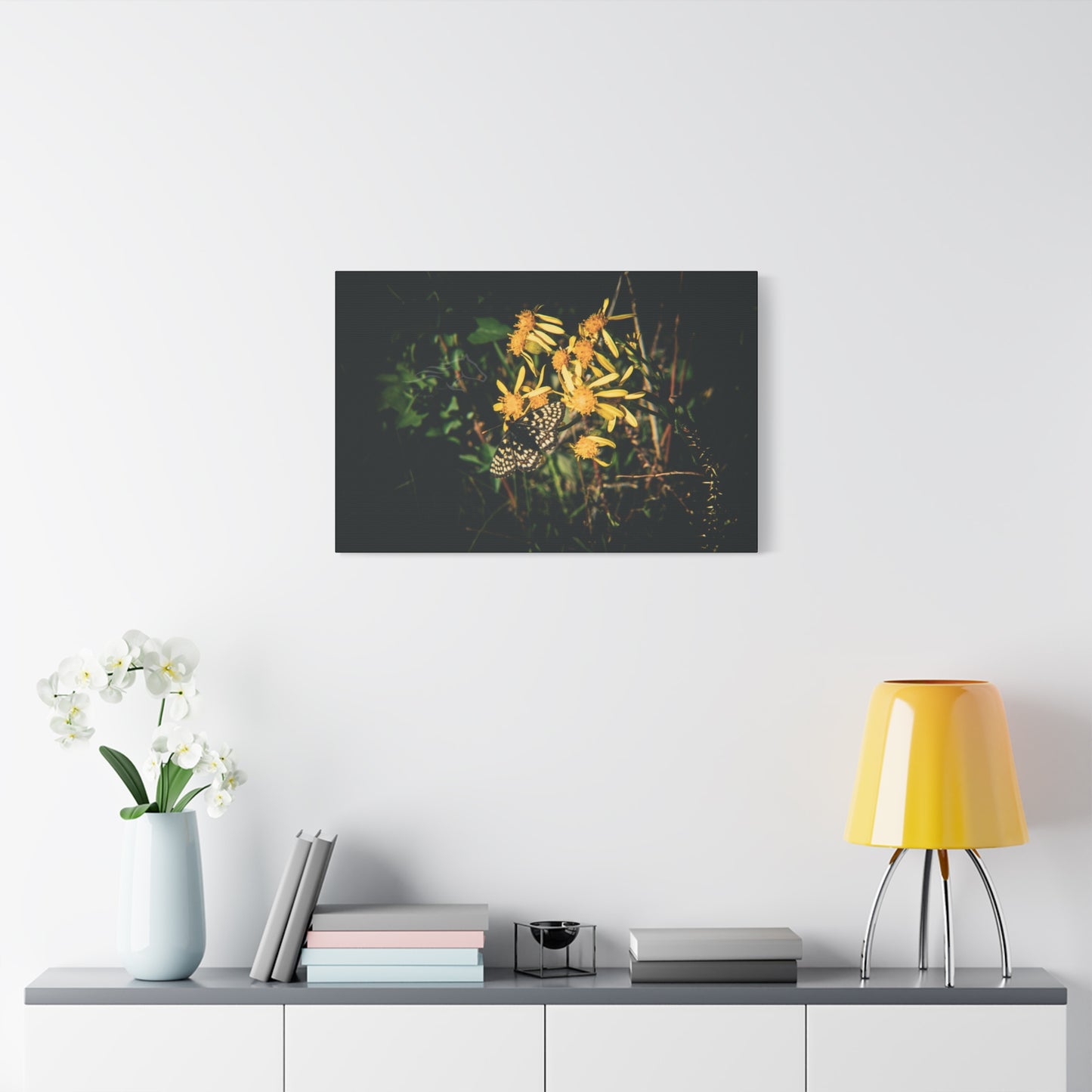 Checkerspot Butterfly Canvas