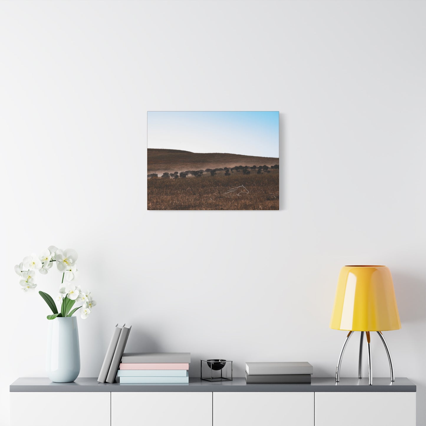 Buffalo Herd Canvas