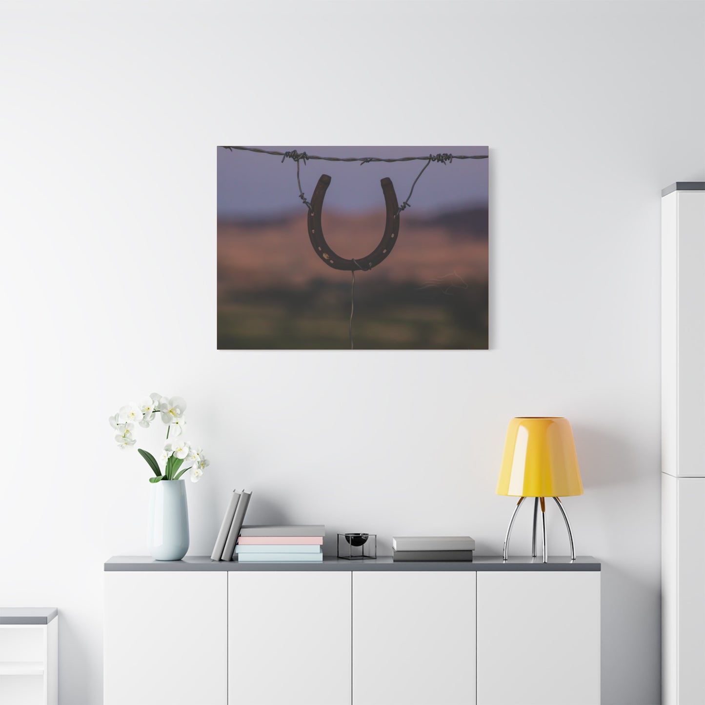 Rustic Horseshoe Canvas
