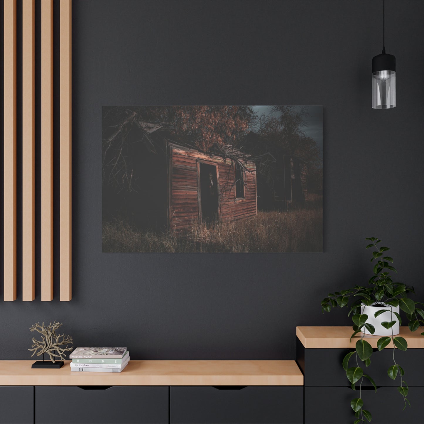 Haunting Rustic Canvas