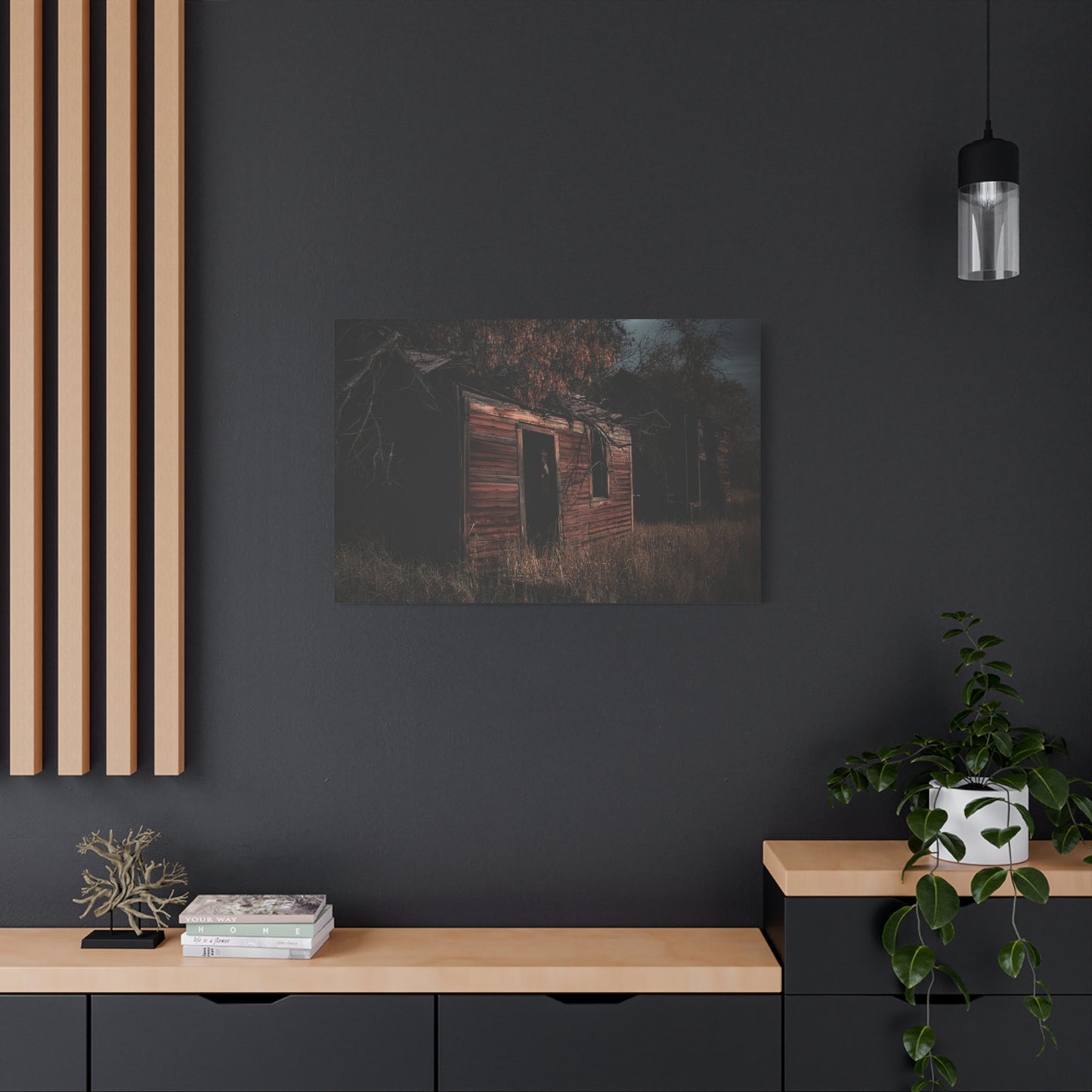 Haunting Rustic Canvas