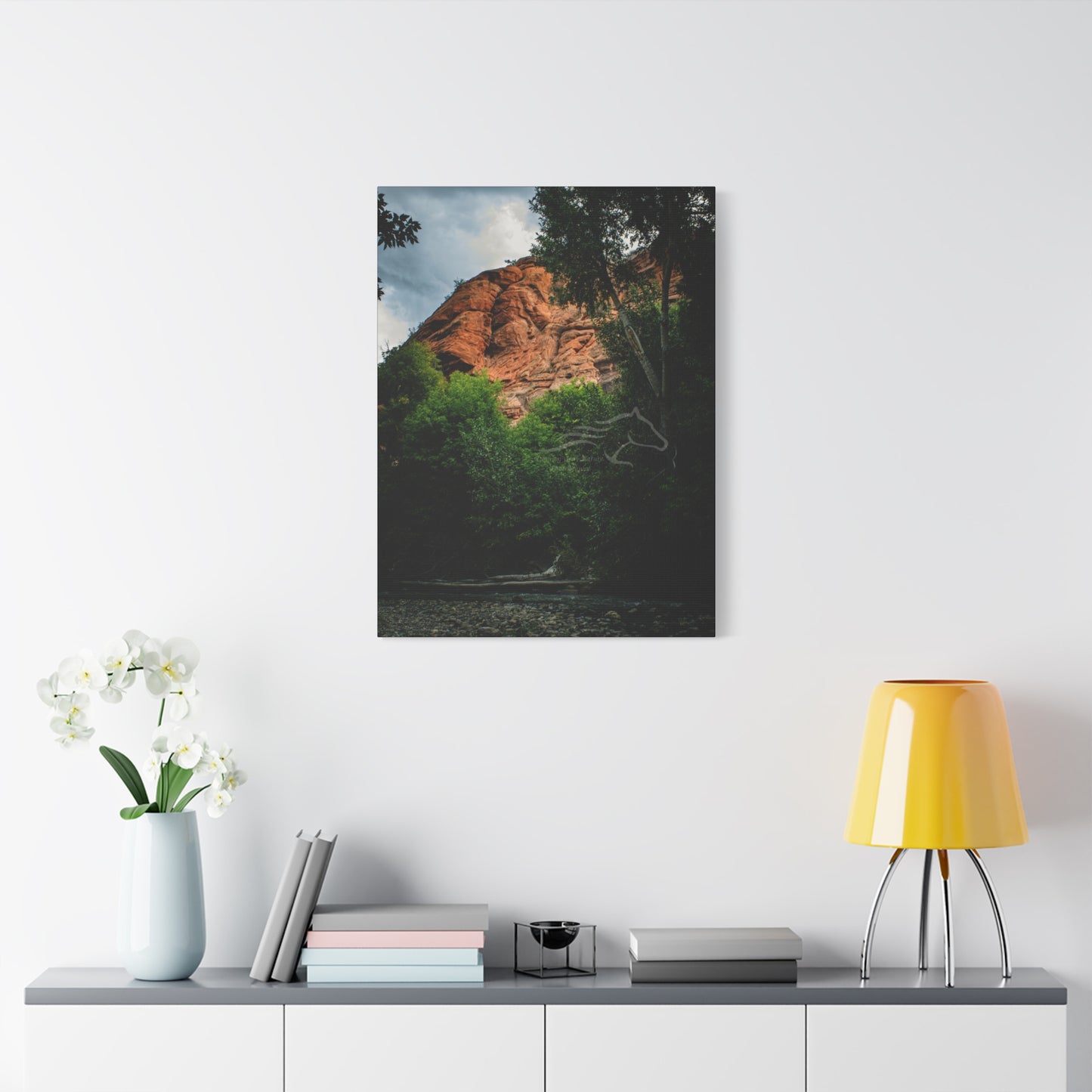 Red Rock Near Ayres Natural Bridge Canvas