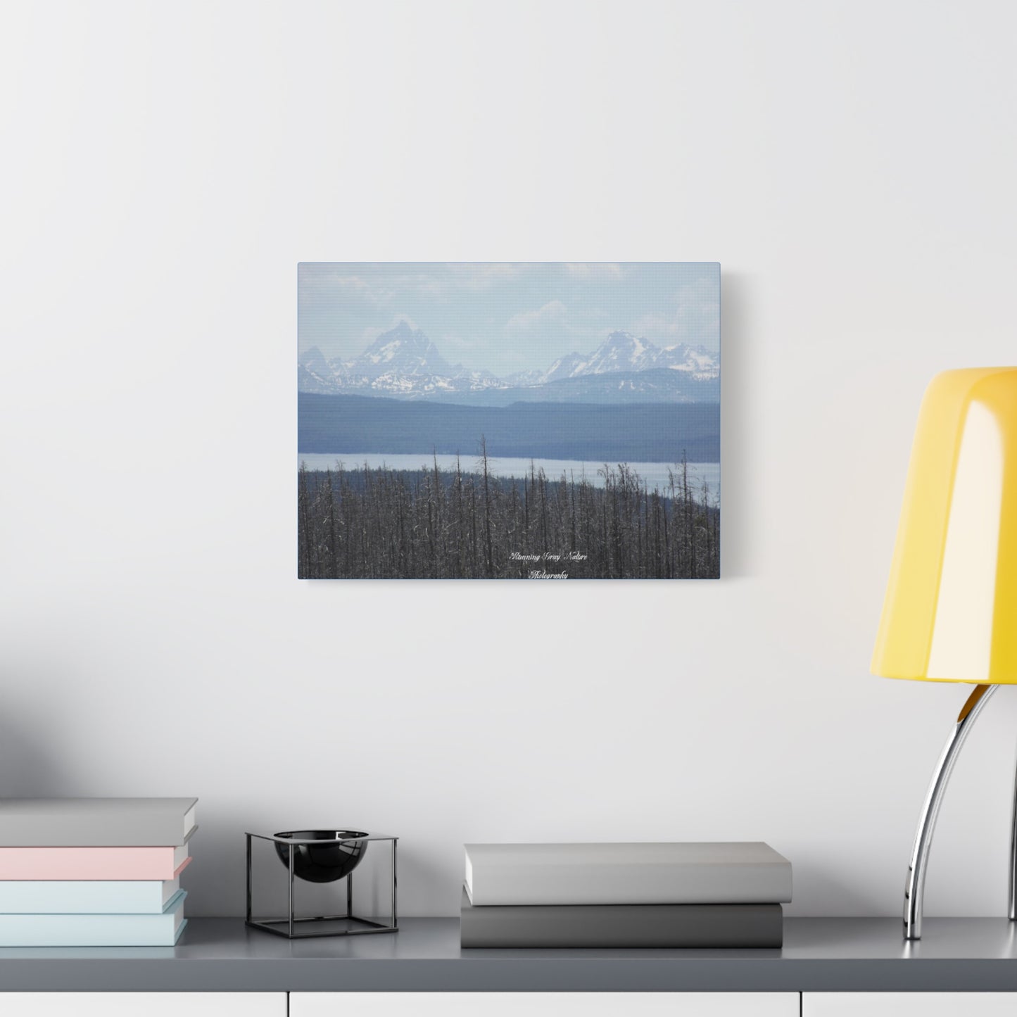 Teton Range Matte Canvas, Stretched, 1.25"