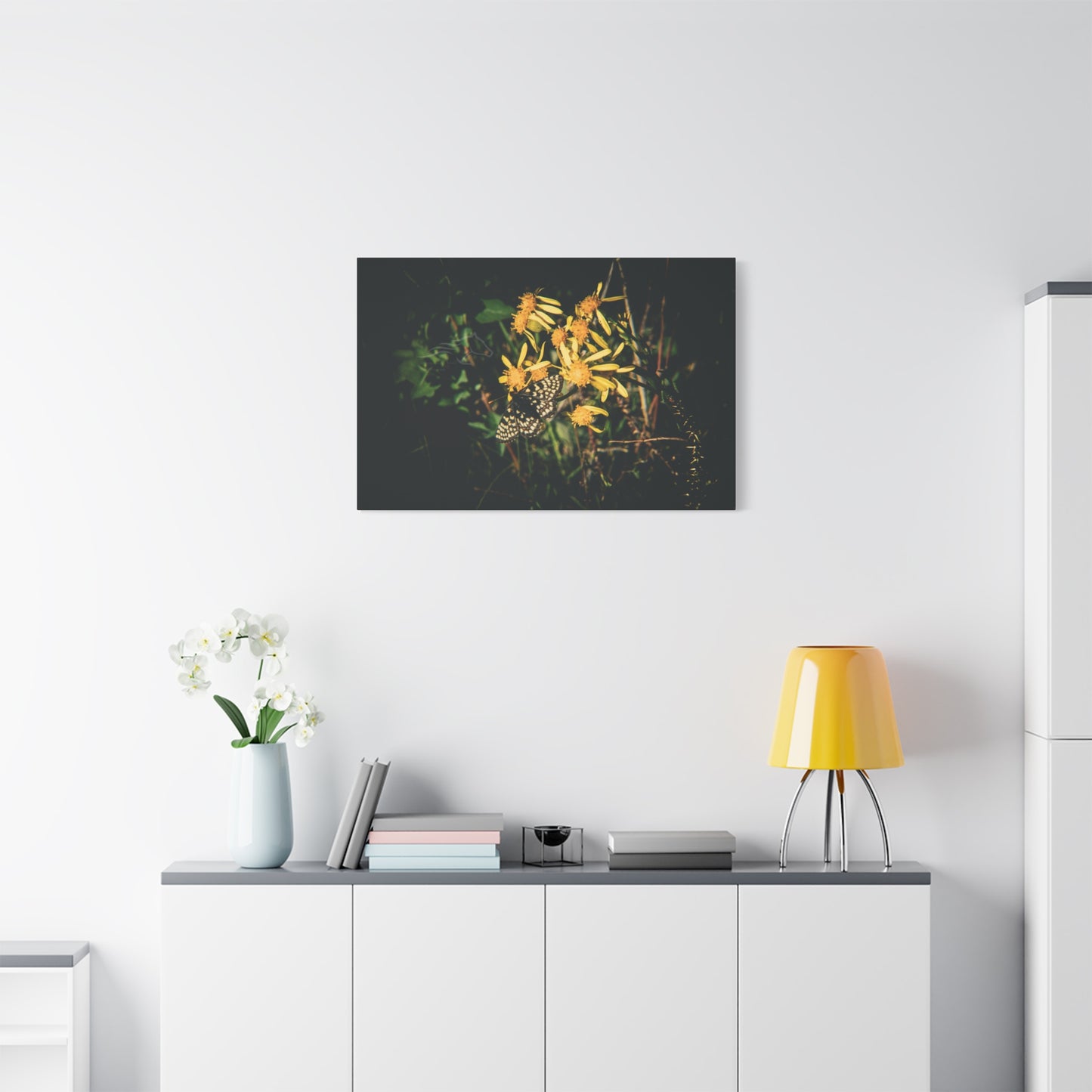 Checkerspot Butterfly Canvas