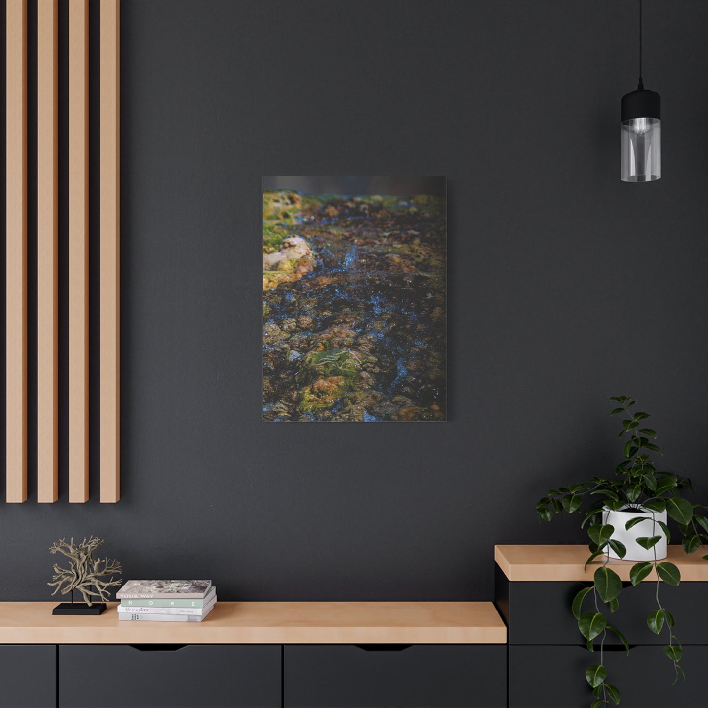 Hot Springs Waterfall Canvas