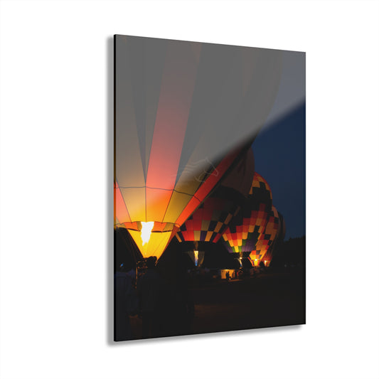 Vibrant Hot Air Balloon Acrylic