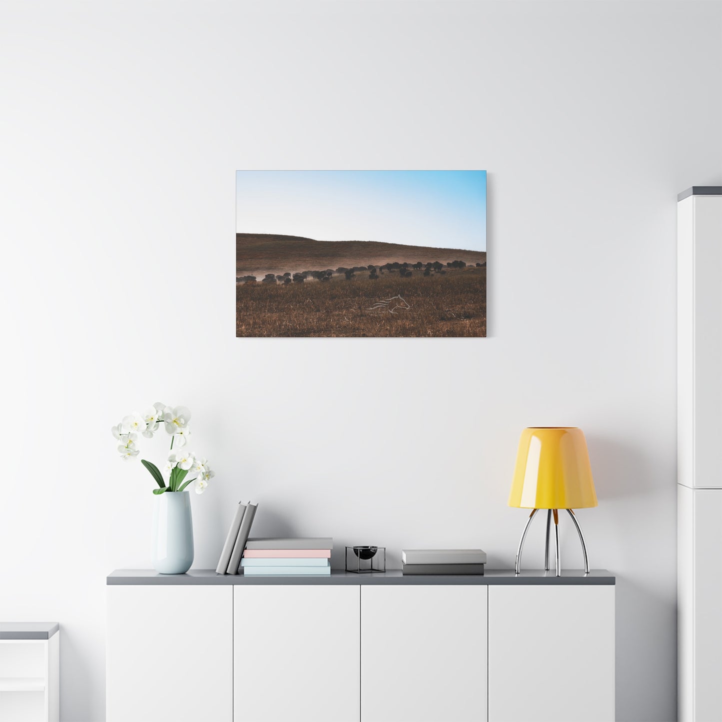 Buffalo Herd Canvas