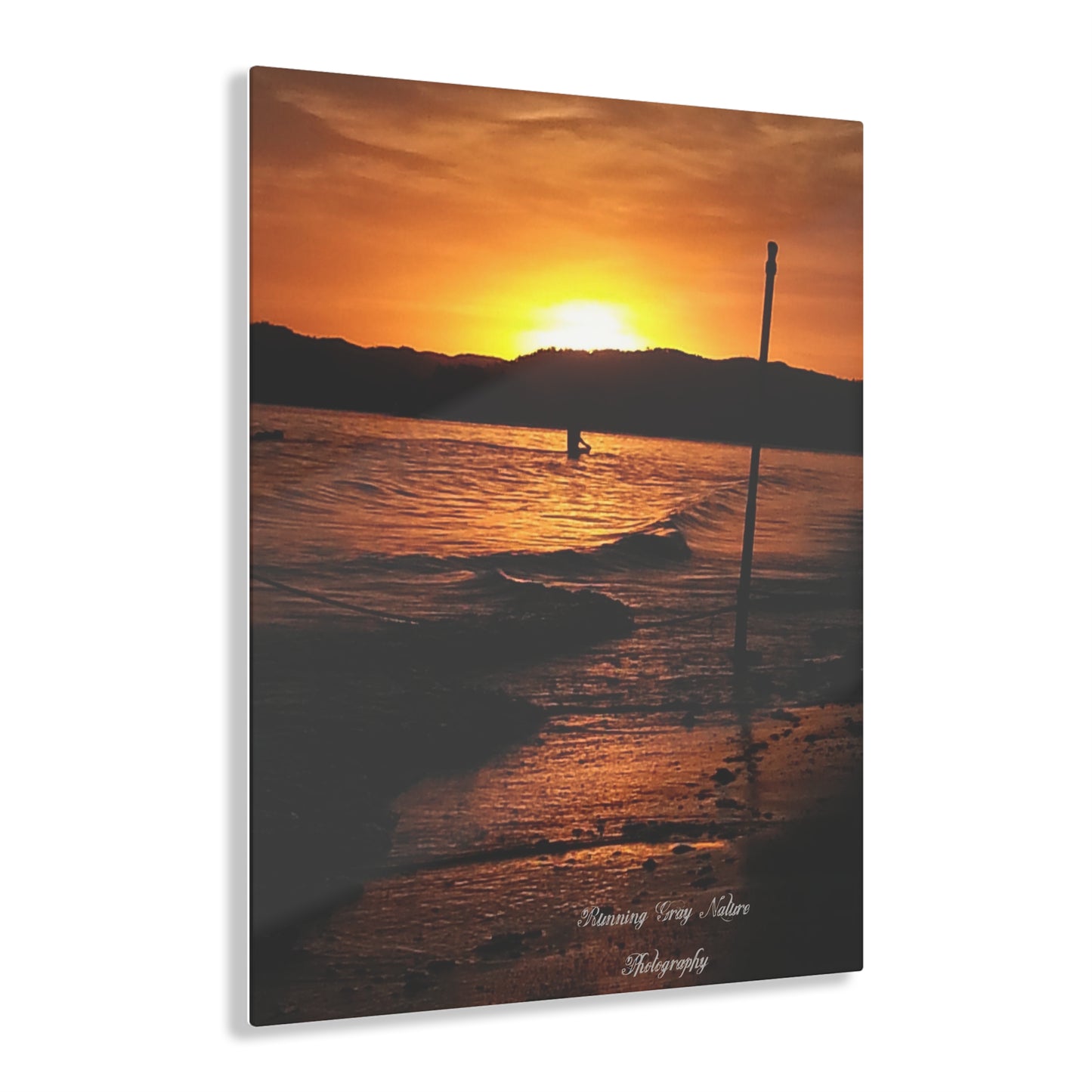 Nothing but Orange Sunset Acrylic Prints