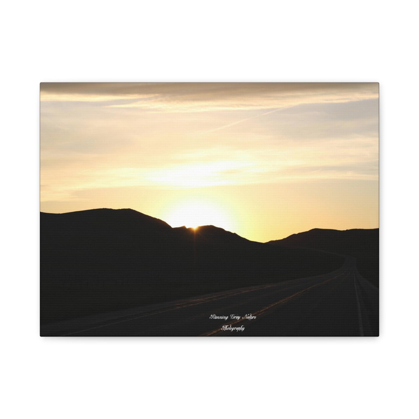 Sheridan Wyoming Back Road Matte Canvas, Stretched, 1.25"