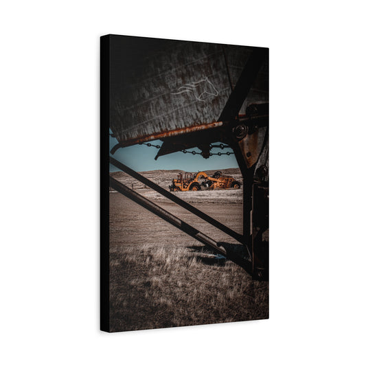Rustic Yellow John Deer Canvas