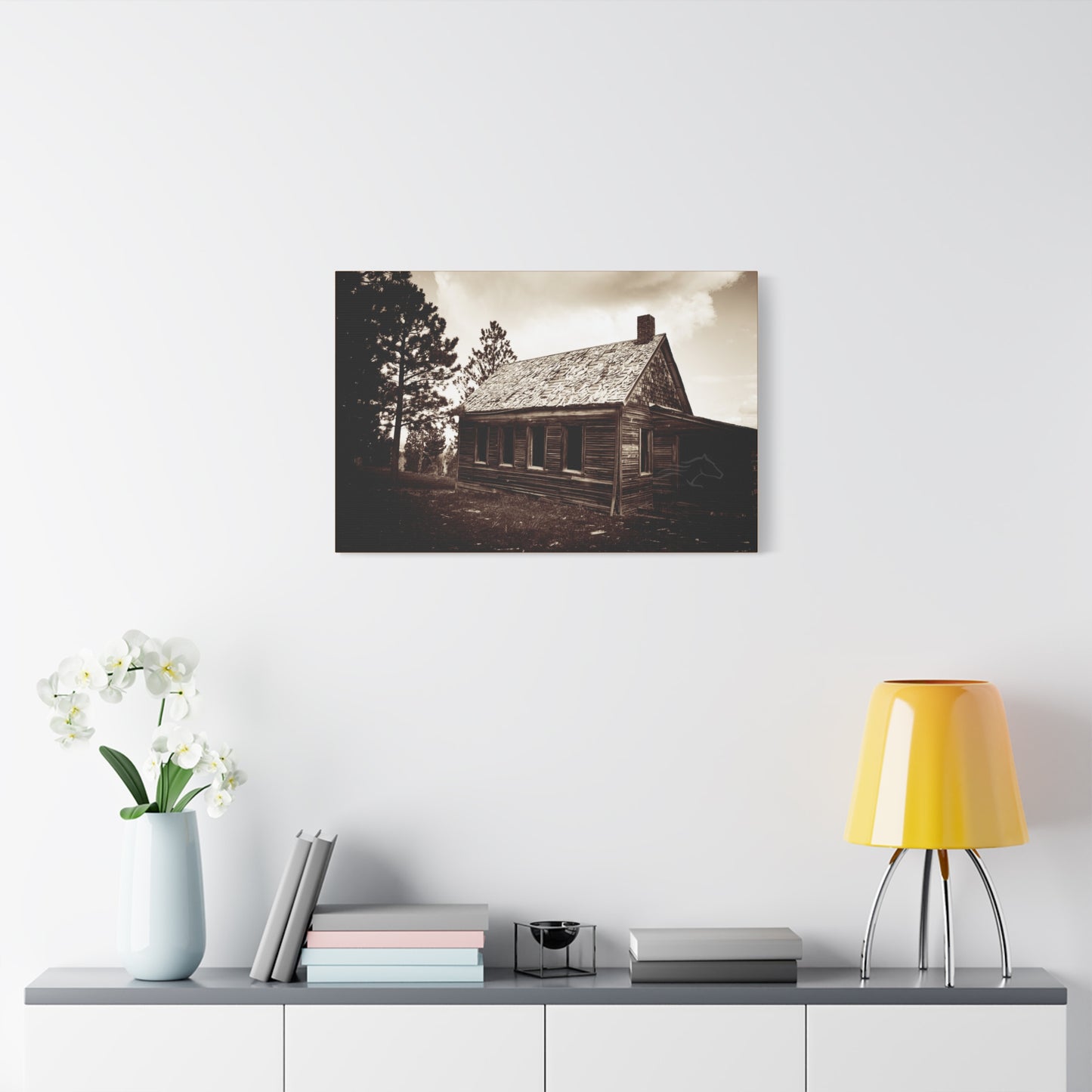 Rustic Bunk House Canvas