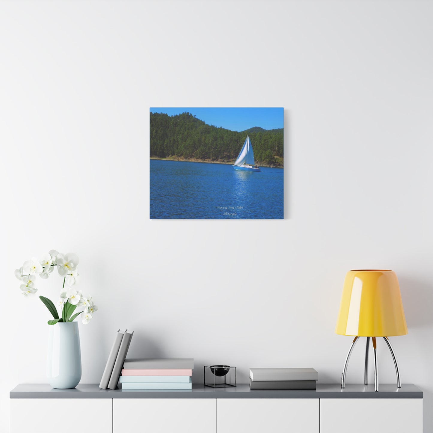 Sailboat Matte Canvas, Stretched, 1.25"