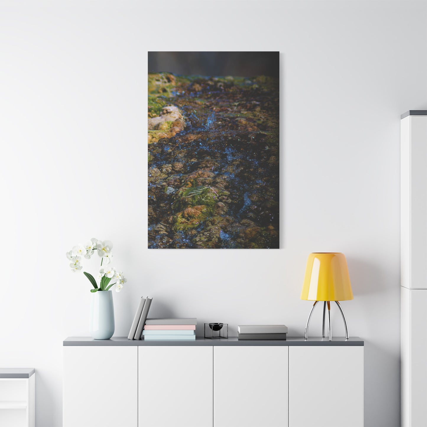 Hot Springs Waterfall Canvas