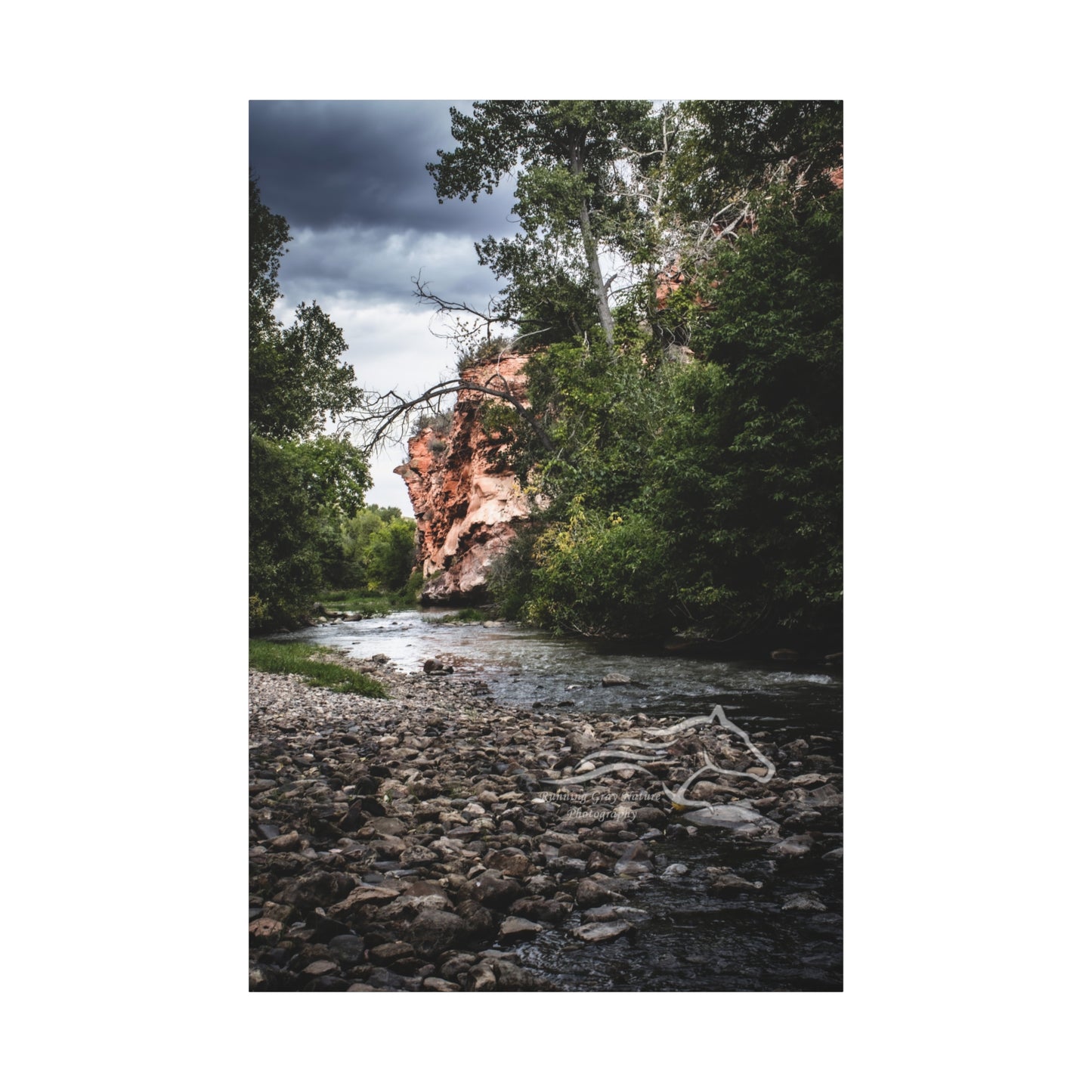 Storm Cloudes near Ayres Natural Bridge Canvas