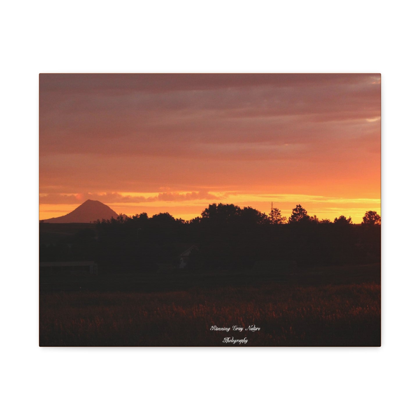 Bear Butte, SD Matte Canvas, Stretched, 1.25"