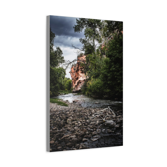 Storm Cloudes near Ayres Natural Bridge Canvas