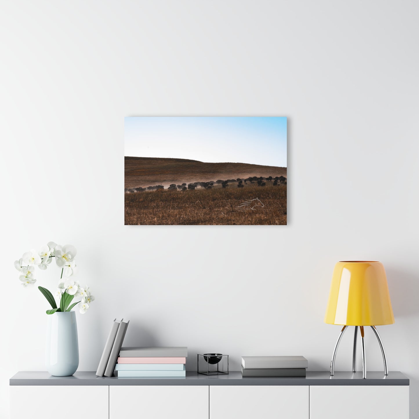 Buffalo Herd Acrylic