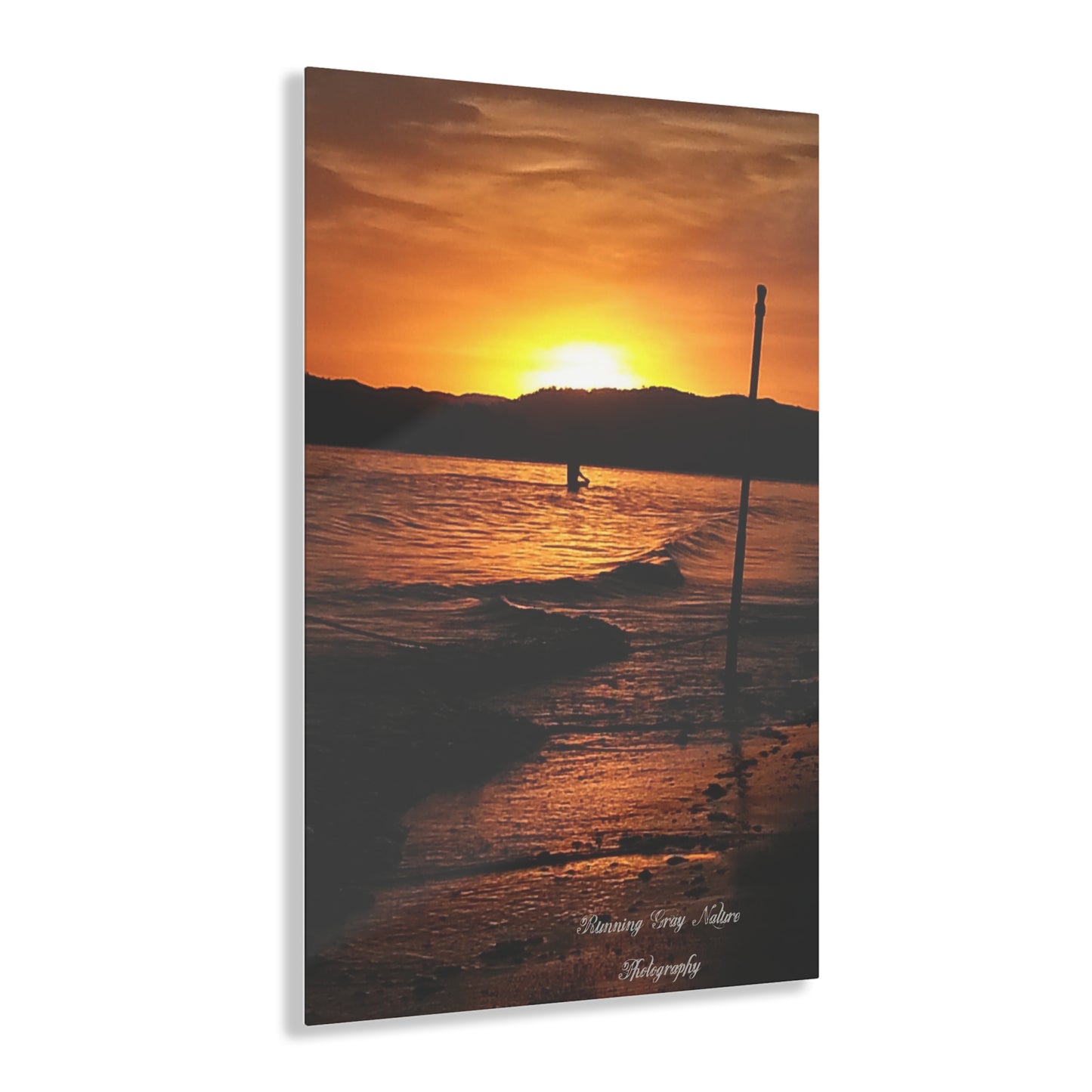 Nothing but Orange Sunset Acrylic Prints