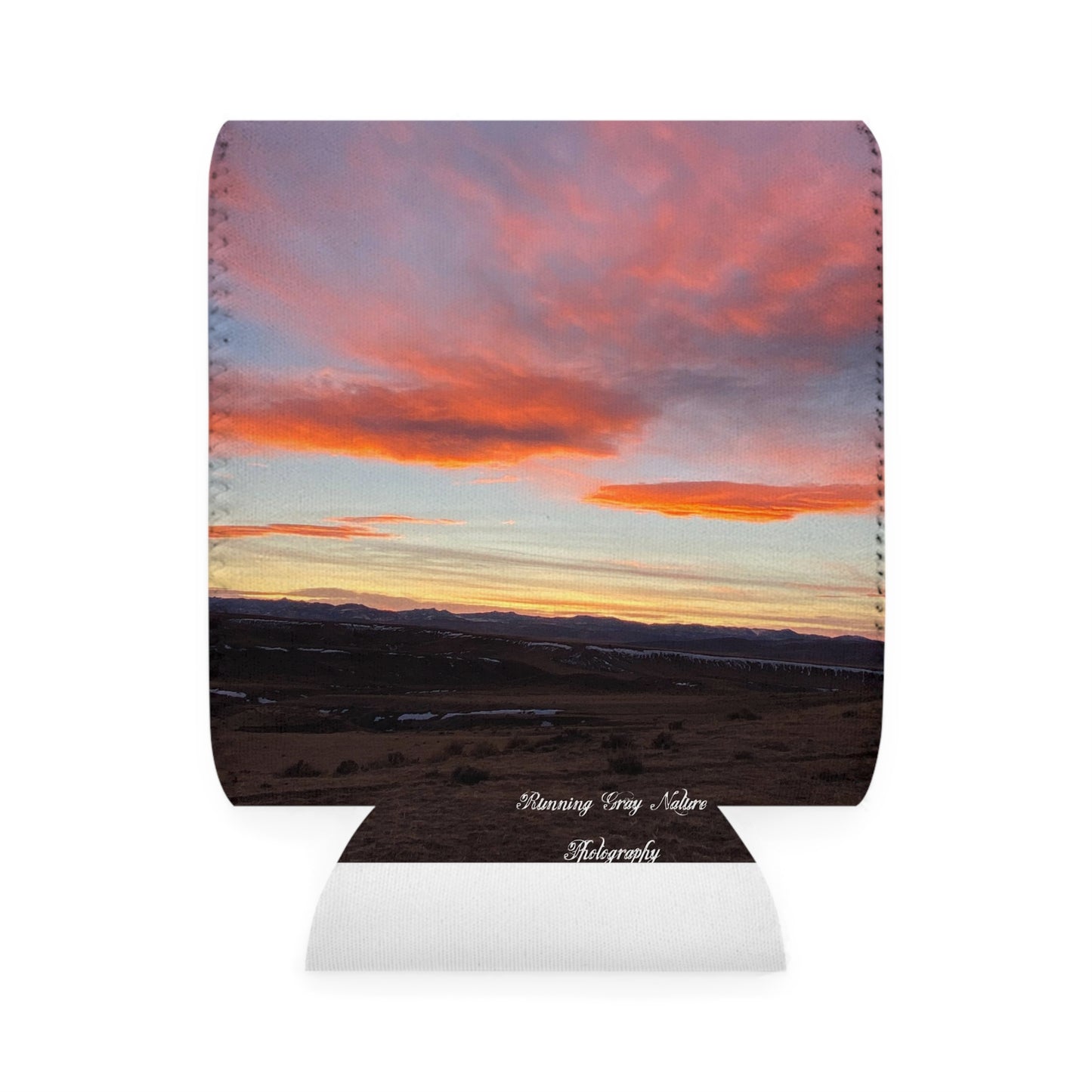 Wyoming Sunset Can Koozie Sleeve