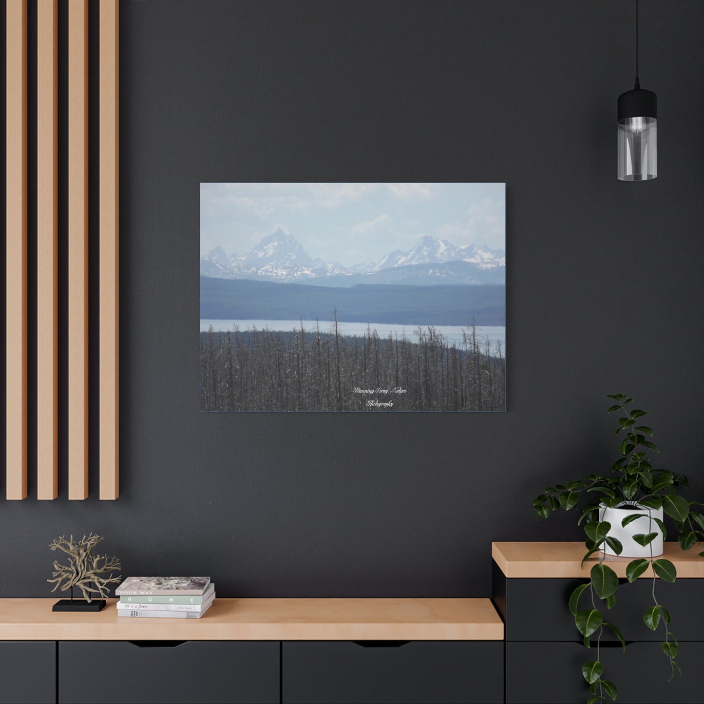 Teton Range Matte Canvas, Stretched, 1.25"