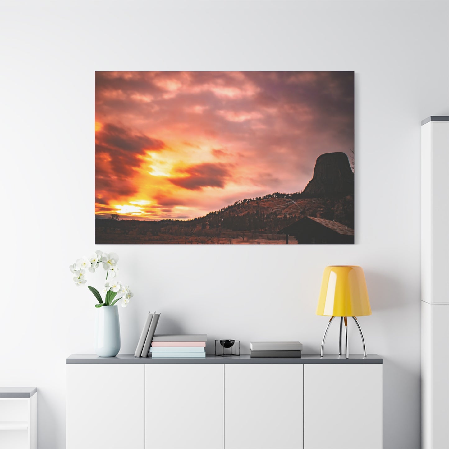 Devils Tower Canvas