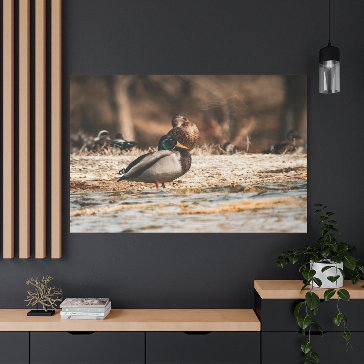 Nature-Inspired Duck Canvas