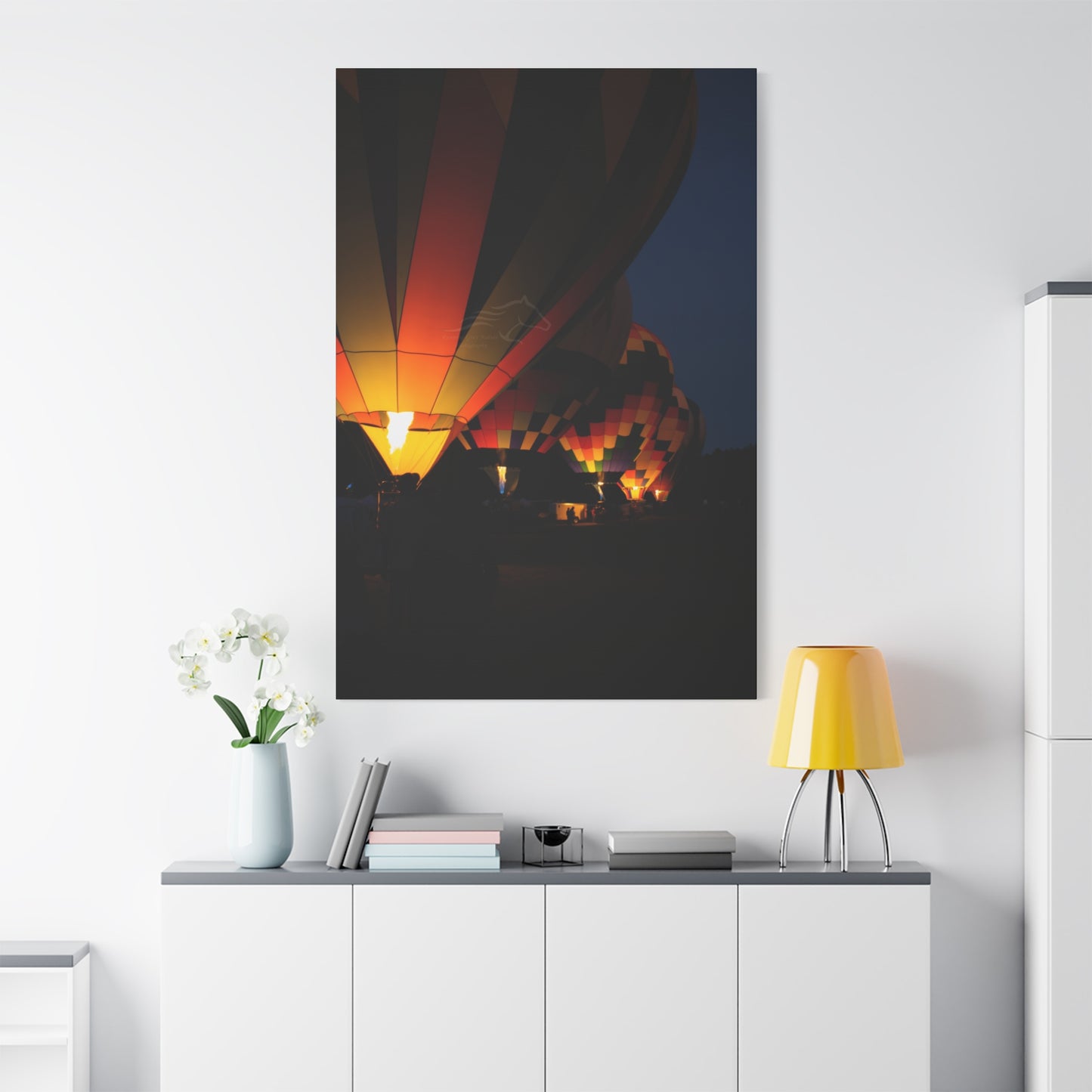 Vibrant Hot Air Balloon Canvas