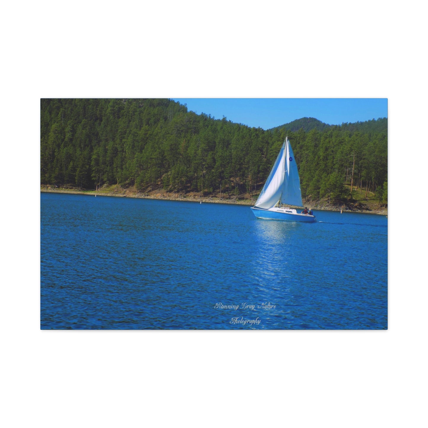 Sailboat Matte Canvas, Stretched, 1.25"