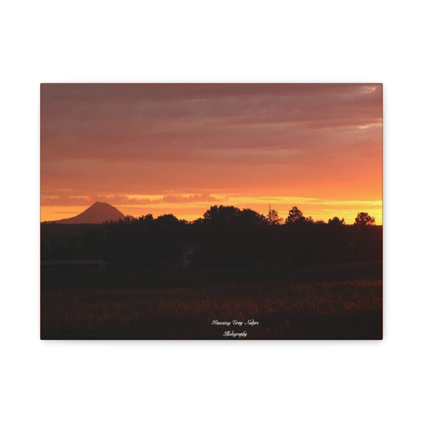 Bear Butte, SD Matte Canvas, Stretched, 1.25"