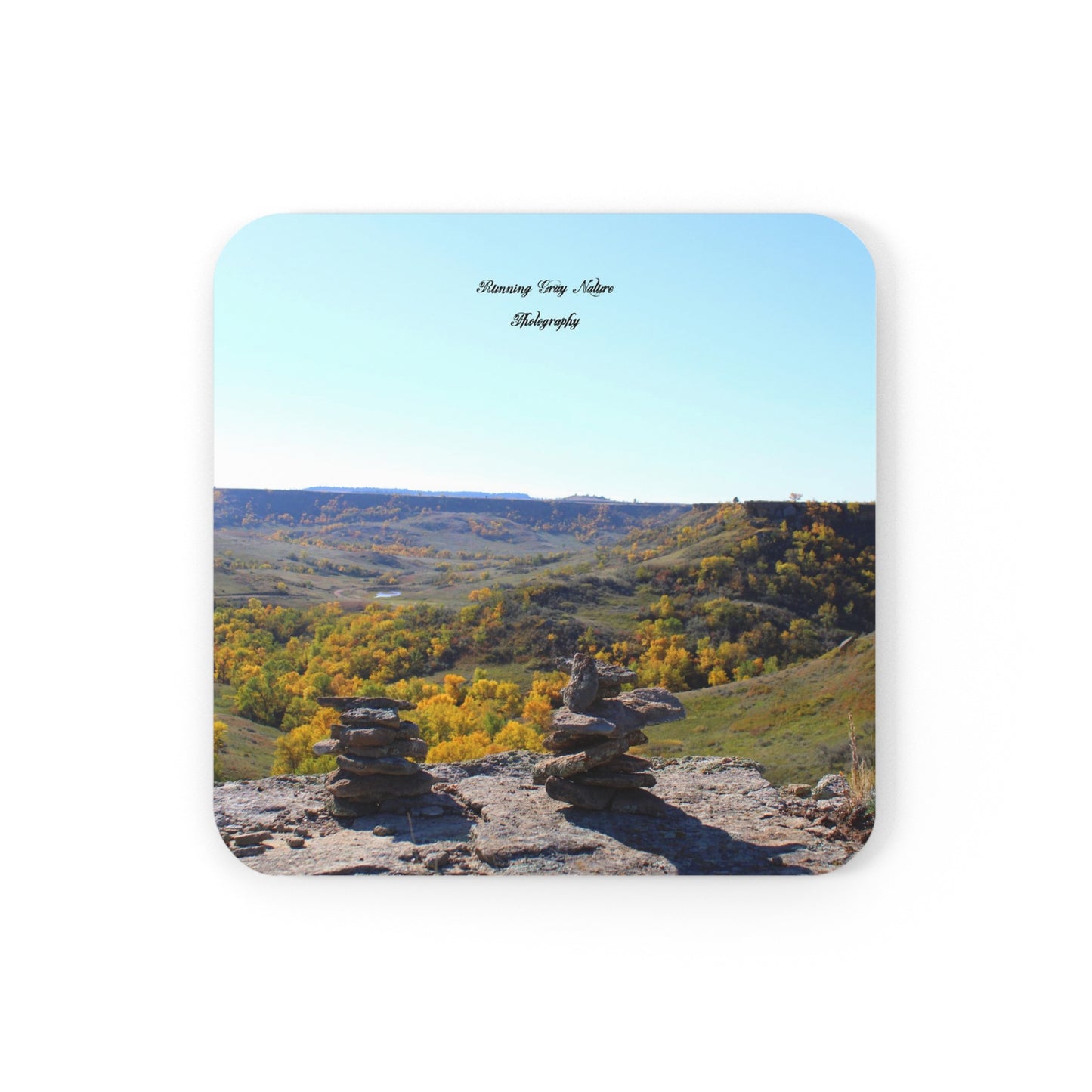 Rock Pile Corkwood Coaster Set