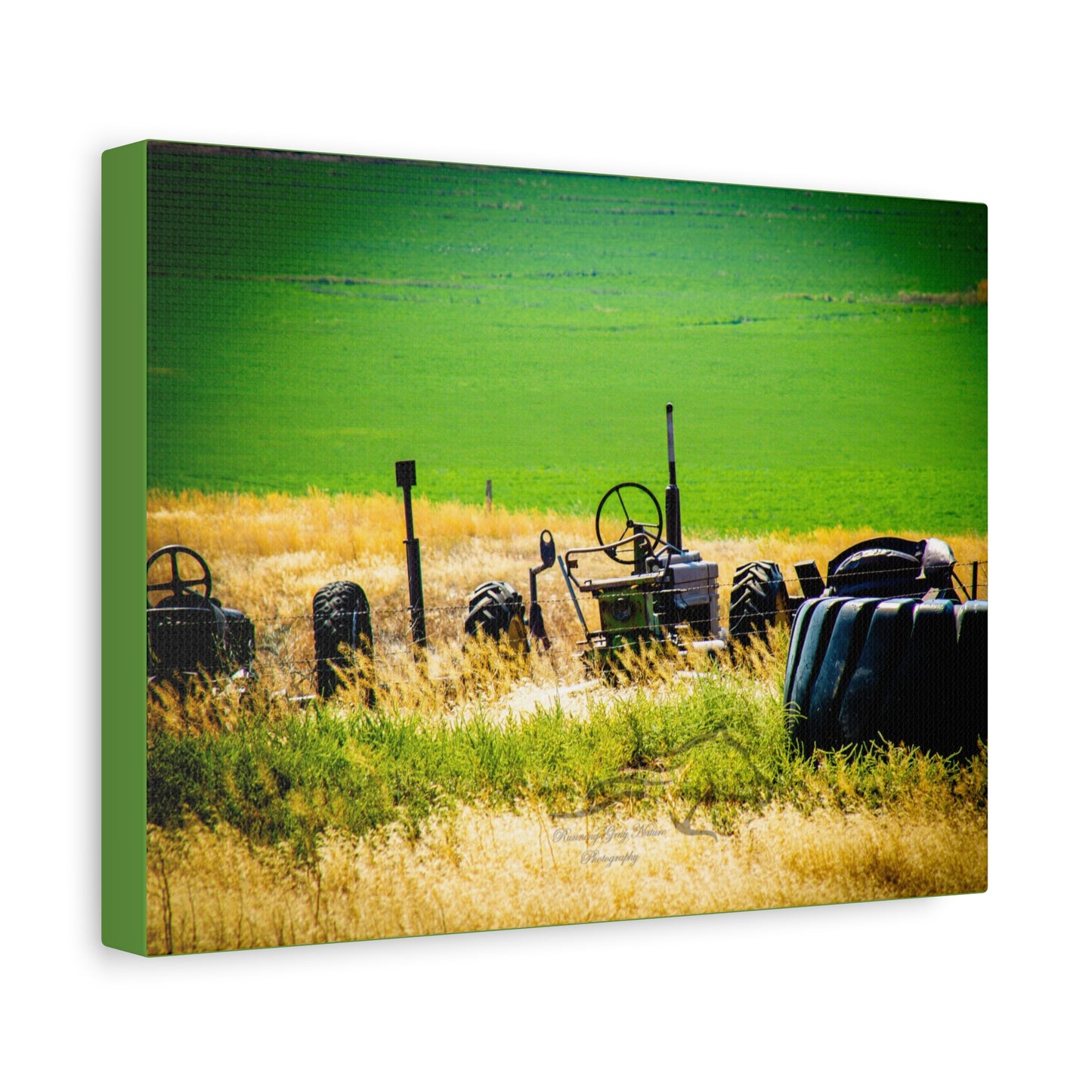 Rustic Tractor Canvas